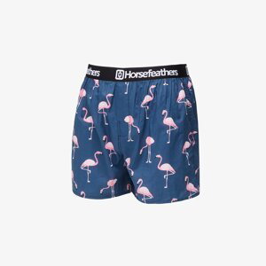 Trenky Horsefeathers Frazier Boxer Shorts Blue/ Flamingos Print M