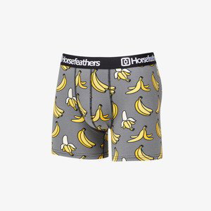 Boxerky Horsefeathers Sidney Boxer Shorts Grey/ Bananas Print M