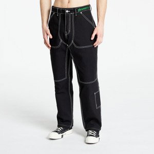 Kalhoty PLEASURES Ultra Utility Pants Black 28