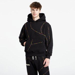 Mikina PLEASURES Vein Hoodie Black S