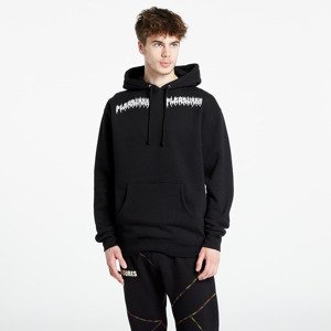 Mikina PLEASURES Ripped Hoodie Black S