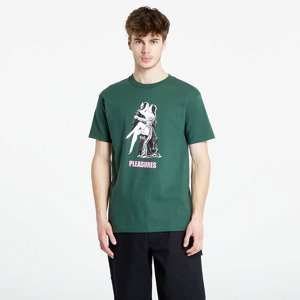 Tričko PLEASURES French Kiss T-Shirt Hunter Green S
