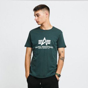 Tričko Alpha Industries Basic Tee Navy Green S