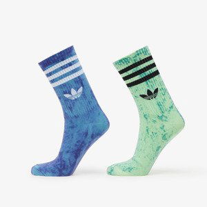 Ponožky adidas Tie Dye Socks 2-Pack Preloved Blue/ Night Flash/ Semi Green Spark S
