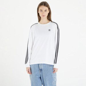 Tričko adidas 3 Stripes Longsleeve T-Shirt White XS