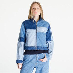 Mikina adidas x KSENIASCHNAIDER Denim Patchwork Track Top Blue Denim XS