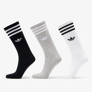 Ponožky adidas High Crew Sock White/ Mgreyh/ Black M