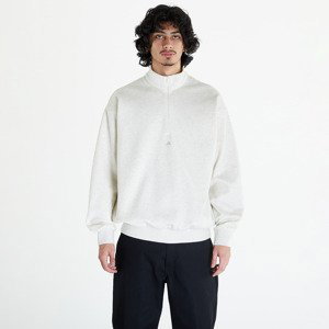 Mikina adidas Adi Basketball 1/2 Zip Sweatshirt UNISEX Cream White Melange L