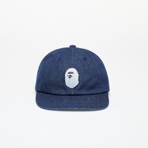 Kšiltovka A BATHING APE Ape Head Denim Cap Indigo Universal