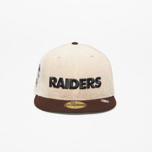 Kšiltovka New Era Las Vegas Raiders 59FIFTY Fall Cord Fitted Cap Brown 7 1/2