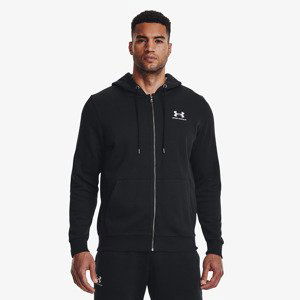 Mikina Under Armour Essential Fleece Fz Hood Black L