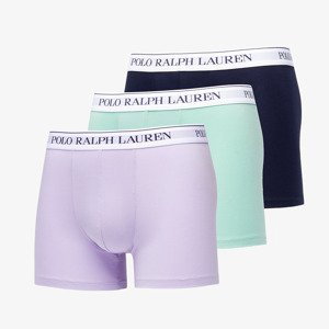 Boxerky Ralph Lauren Stretch Cotton Boxer Brief 3-Pack Seam Foam/ Dark Navy/ Lavender S