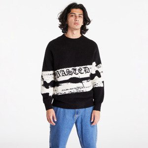 Svetr Wasted Paris Sweater Razor Pilled Black/ White XL