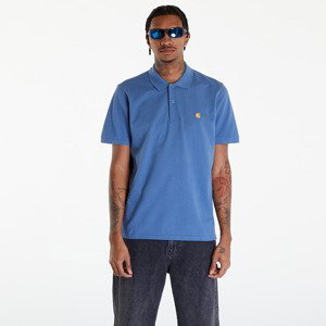 Tričko Carhartt WIP Short Sleeve Chase Pique Polo T-Shirt UNISEX Sorrent/ Gold L