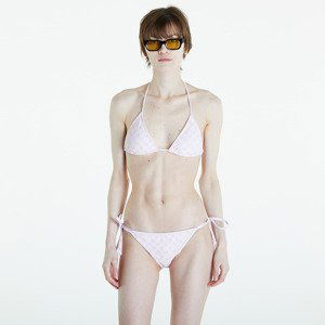 Plavky Daily Paper Reya Monogram Bikini Top Ice Pink XS