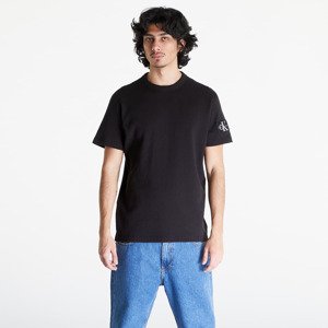 Tričko Calvin Klein Jeans Badge Waffle Short Sleeve Tee Black M