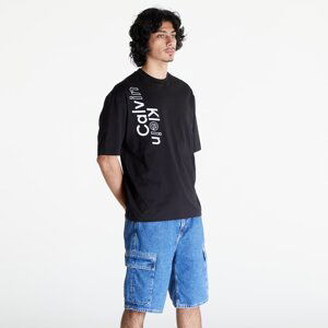 Tričko Calvin Klein Jeans Blocking Graphic Short Sleeve Tee Black S