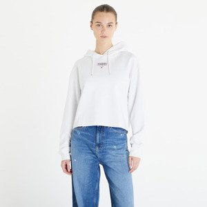 Mikina Tommy Jeans Relaxed Essential Logo Hoodie White S
