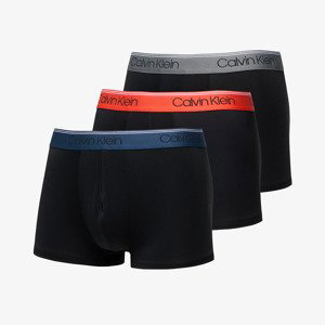 Boxerky Calvin Klein Microfiber Stretch Low Rise Trunk 3-Pack Black XL