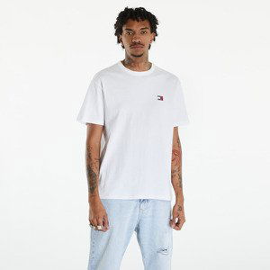 Tričko Tommy Jeans Regular Badge Tee White L