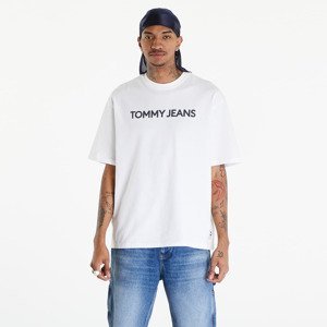 Tričko Tommy Jeans Logo Oversized Fit T-Shirt White L