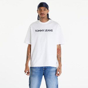 Tričko Tommy Jeans Logo Oversized Fit T-Shirt White M