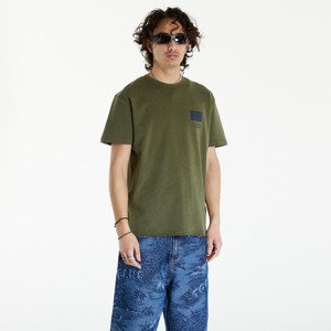 Tričko Tommy Jeans Regular Essential Flag Tee Drab Olive Green L