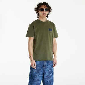 Tričko Tommy Jeans Regular Essential Flag Tee Drab Olive Green M