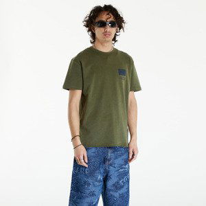 Tričko Tommy Jeans Regular Essential Flag Tee Drab Olive Green XL
