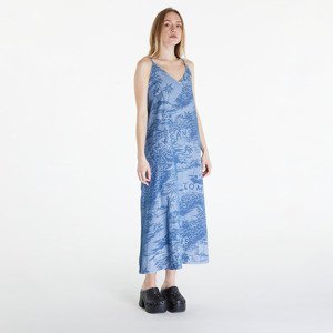 Šaty Tommy Jeans Chambray Sleeveless Maxi Dress Hawaiian Denim Laser L