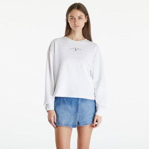 Mikina Tommy Jeans Essential Logo 2 Crewneck Sweatshirt White L