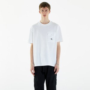 Tričko Calvin Klein Jeans Texture Pocket Short Sleeve T-Shirt Bright White L