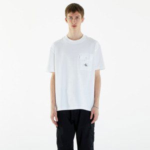 Tričko Calvin Klein Jeans Texture Pocket Short Sleeve T-Shirt Bright White XL