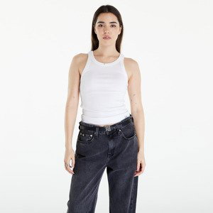 Tílko Calvin Klein Jeans Variegated Rib Woven Top Bright White L