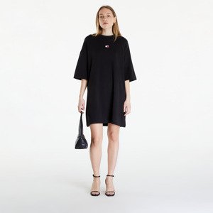 Šaty Tommy Jeans Badge Tee Dress Black S