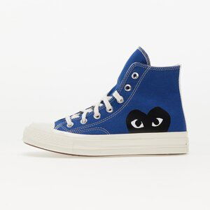 Tenisky Converse x Comme des Garçons PLAY Chuck 70 Hi Blue/ Black/ Egret EUR 42.5