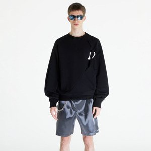 Mikina HELIOT EMIL Morphed Carabiner Crewneck Black L