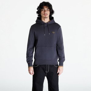 Mikina FRED PERRY Tipped Hooded Sweatshirt Anchgrey/ Dkcaram S