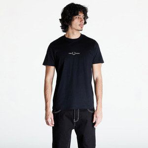 Tričko FRED PERRY Graphic Print T-Shirt Black L
