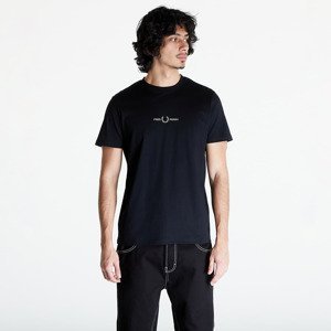 Tričko FRED PERRY Graphic Print T-Shirt Black XL