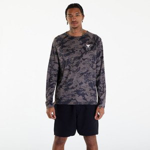 Tričko Under Armour Project Rock IsoChill Long Sleeve T-Shirt Fresh Clay/ White L