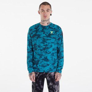 Tričko Under Armour Project Rock IsoChill LS Hydro Teal/ Black/ High-Vis Yellow S