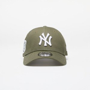 Kšiltovka New Era New York Yankees MLB Side Patch 9FORTY Adjustable Cap New Olive/ White Universal