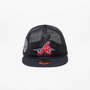 Kšiltovka New Era Atlanta Braves MLB Mesh Patch 59FIFTY Fitted Cap Navy 7 1/2