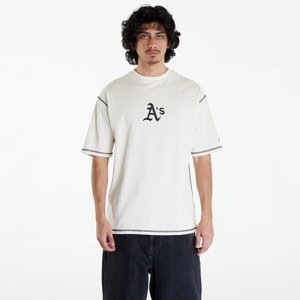 Tričko New Era Oakland Athletics MLB World Series Oversized T-Shirt UNISEX Off White/ Dark Green M