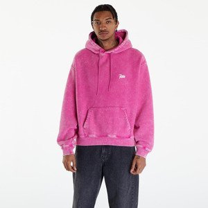 Mikina Patta Classic Washed Hooded Sweater UNISEX Fuchsia Red M