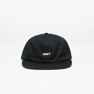 Kšiltovka OBEY Bold Twill 6 Panel Strapback Black Universal