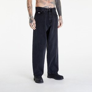 Kalhoty OBEY Bigwig Baggy Denim Faded Black W31