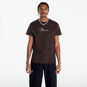 Tričko PLEASURES Stack T-Shirt Brown S