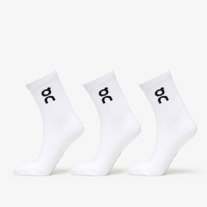 Ponožky On Logo Sock 3-Pack White XL